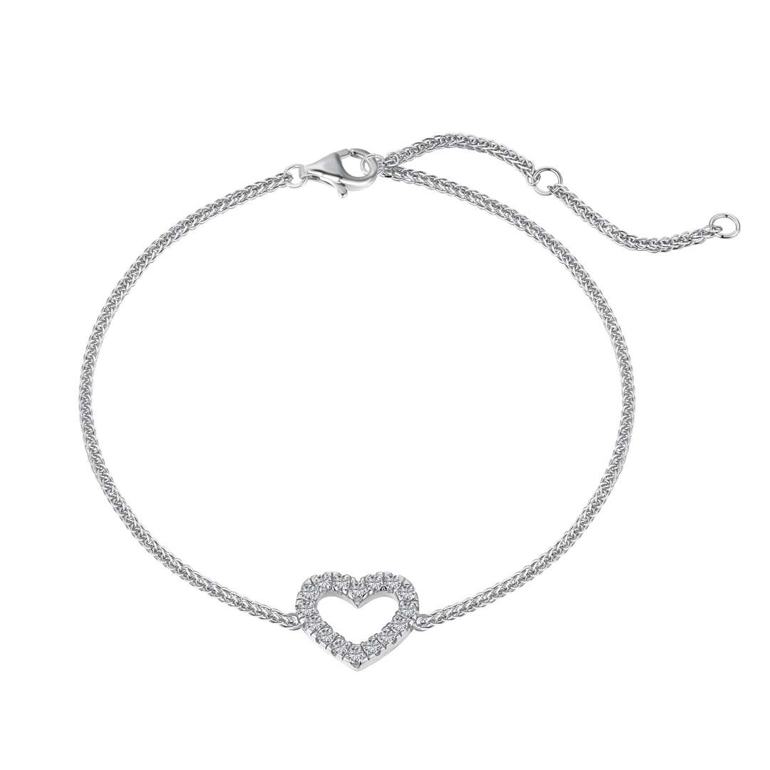 [Aura Jewelry]Heart Shape Lover Bracelet