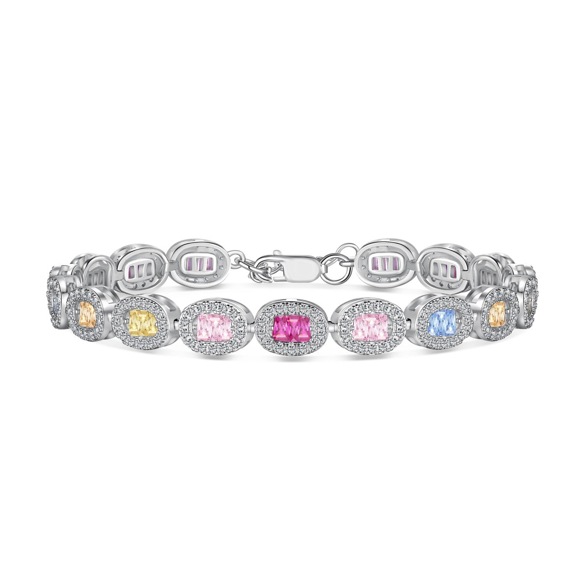 [Aura Jewelry]Exquisite Ornate Emerald Cut Daily Bracelet