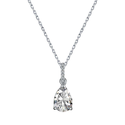 [Aura Jewelry]Delicate Water Drop Shape Fashion Necklace