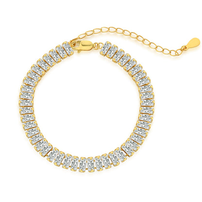 [Aura Jewelry]Exquisite Emerald Cut Daily Bracelet
