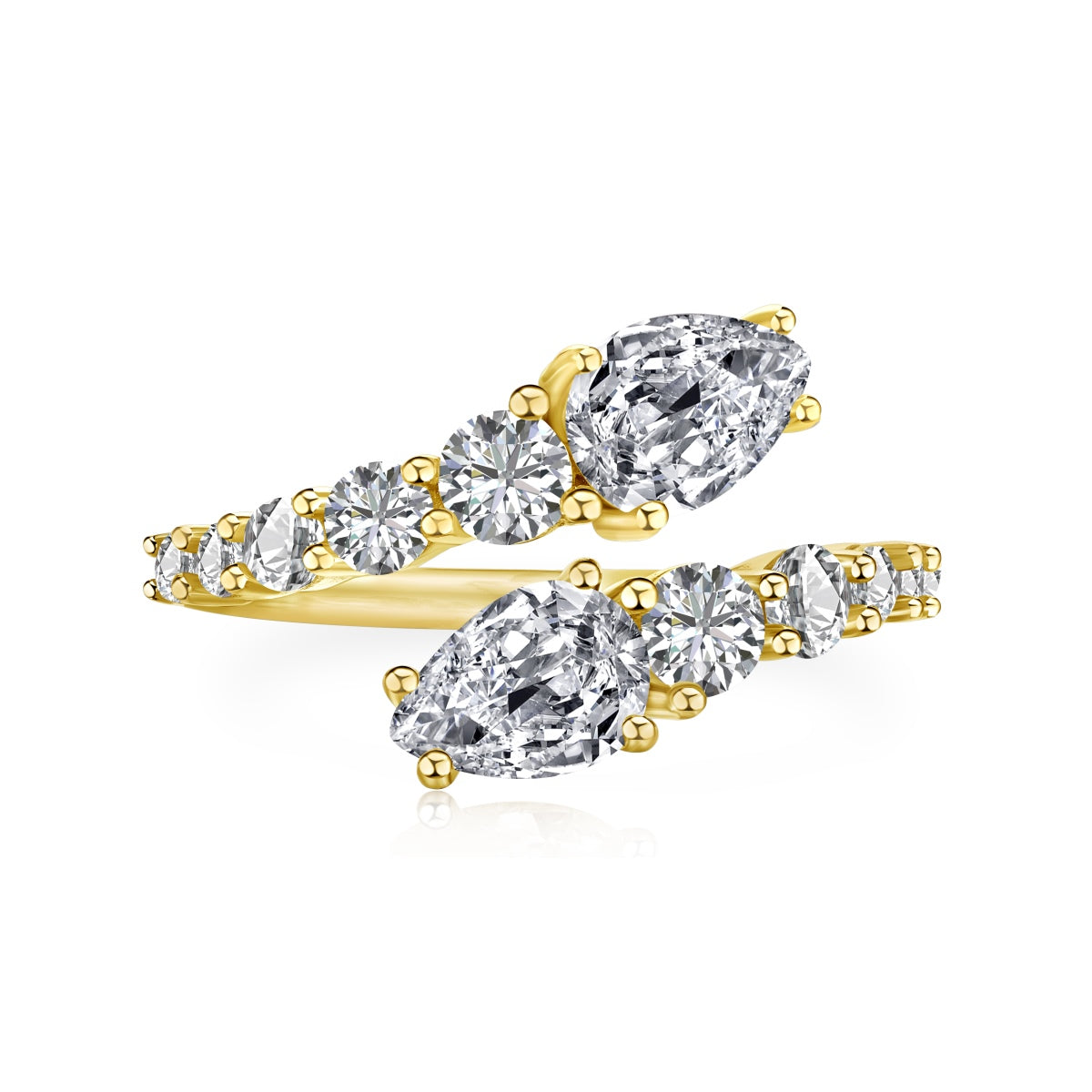 [Aura Jewelry]Delicate Lively Snake Shape Daily Ring