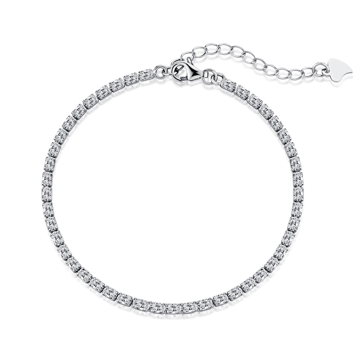 [Aura Jewelry]Elegant Emerald Cut Daily Bracelet