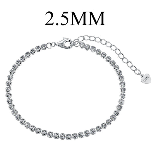 [Aura Jewelry]Dazzling Sparkling Round Cut Daily Bracelet