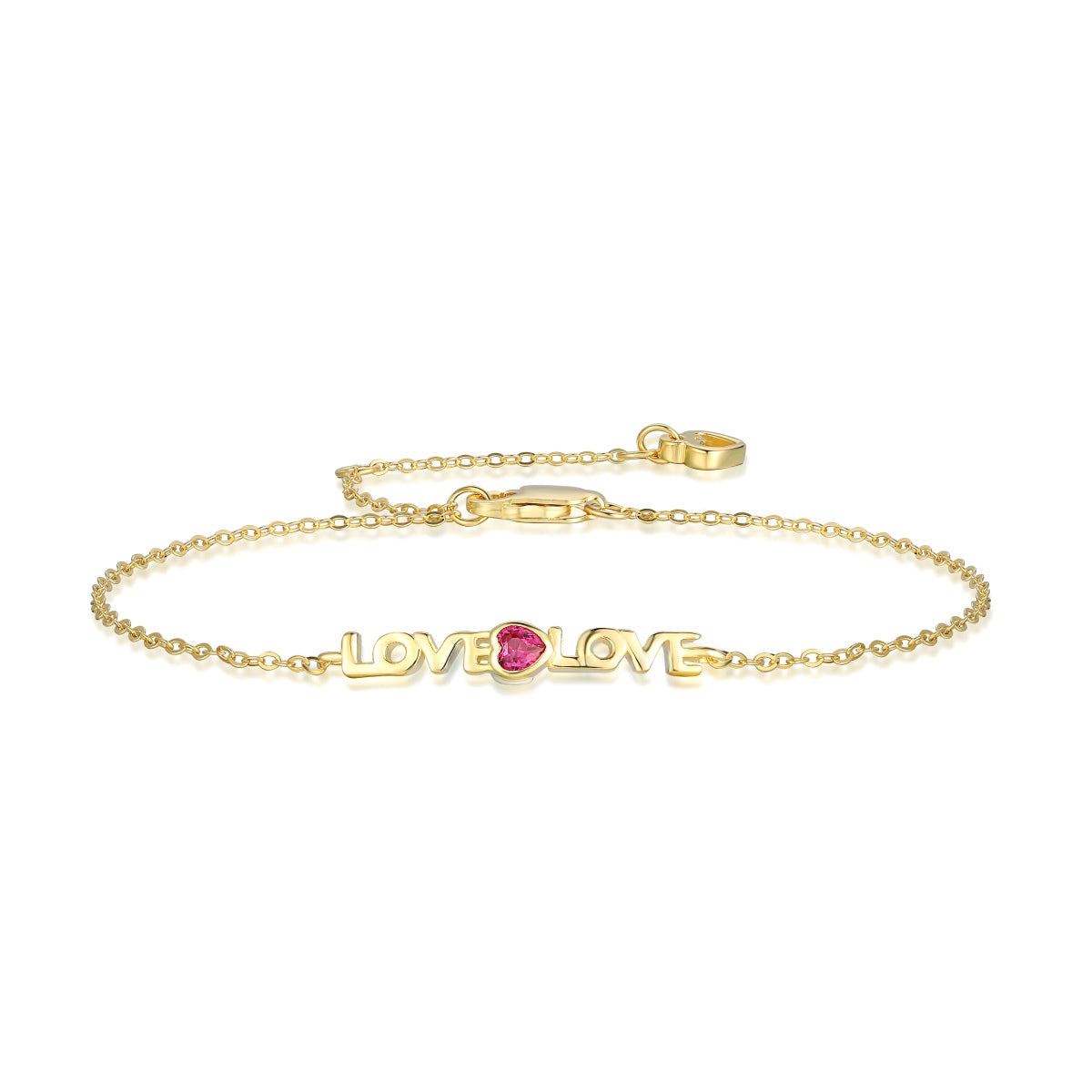 [Aura Jewelry]Romantic Heart Shape Lover Bracelet