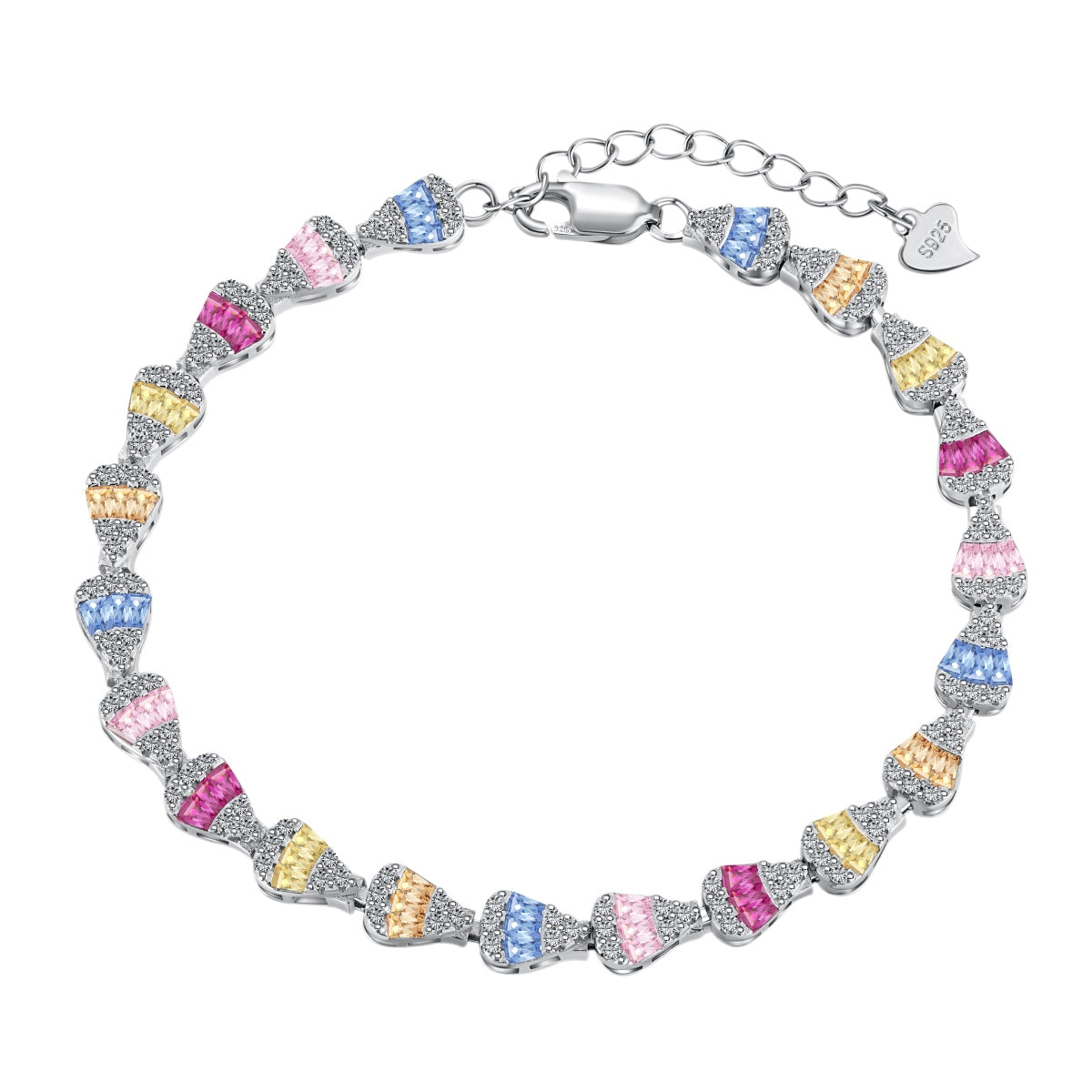 [Aura Jewelry]Radiant Water Drop Shape Daily Bracelet