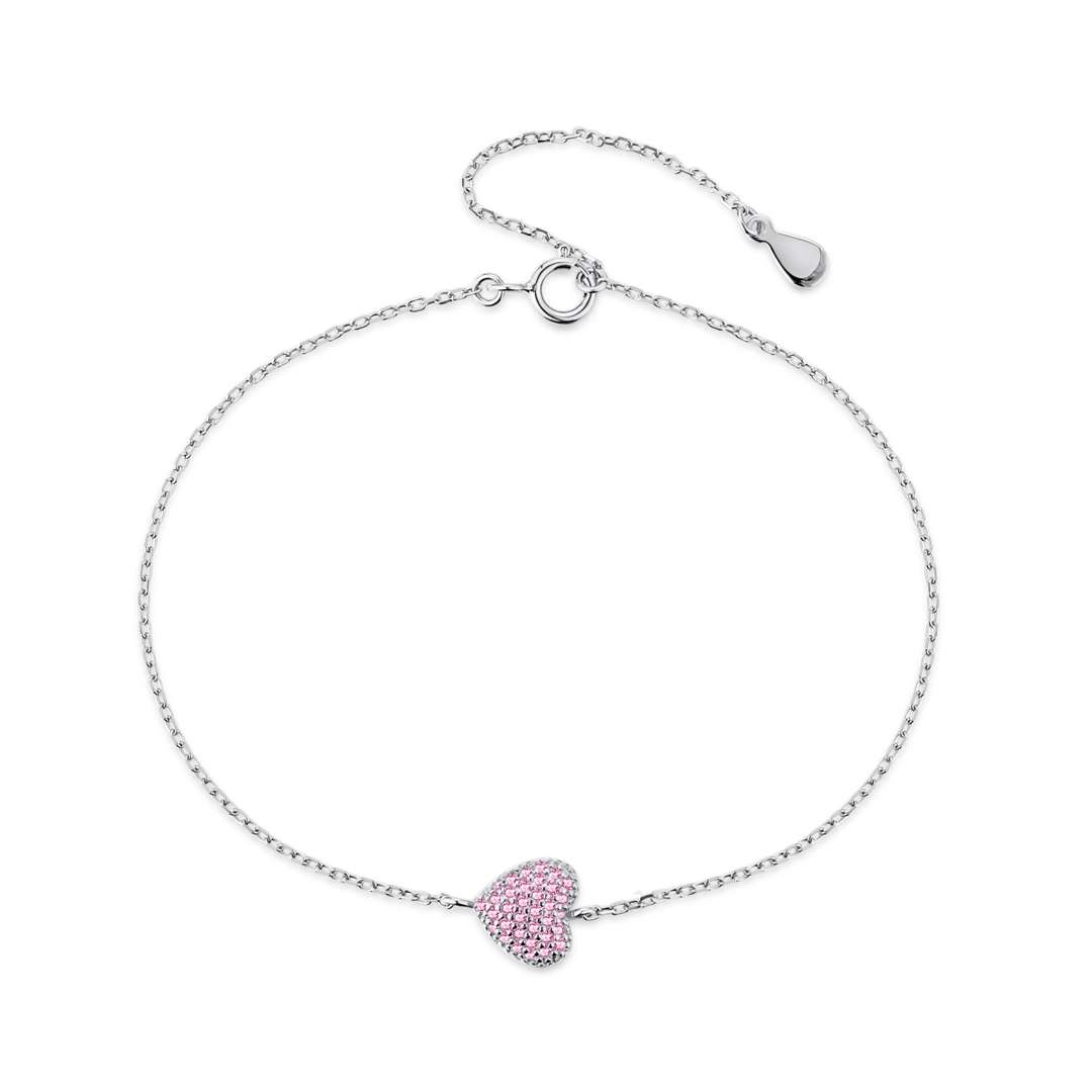 [Aura Jewelry]Heart-Shaped Gentle and Versatile Bracelet