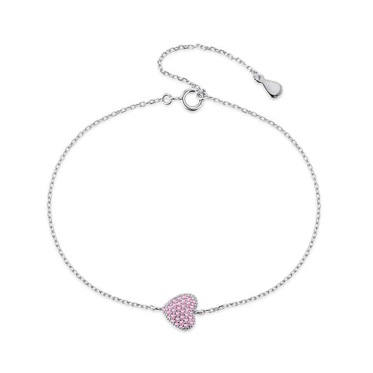 [Aura Jewelry]Heart-Shaped Gentle and Versatile Bracelet