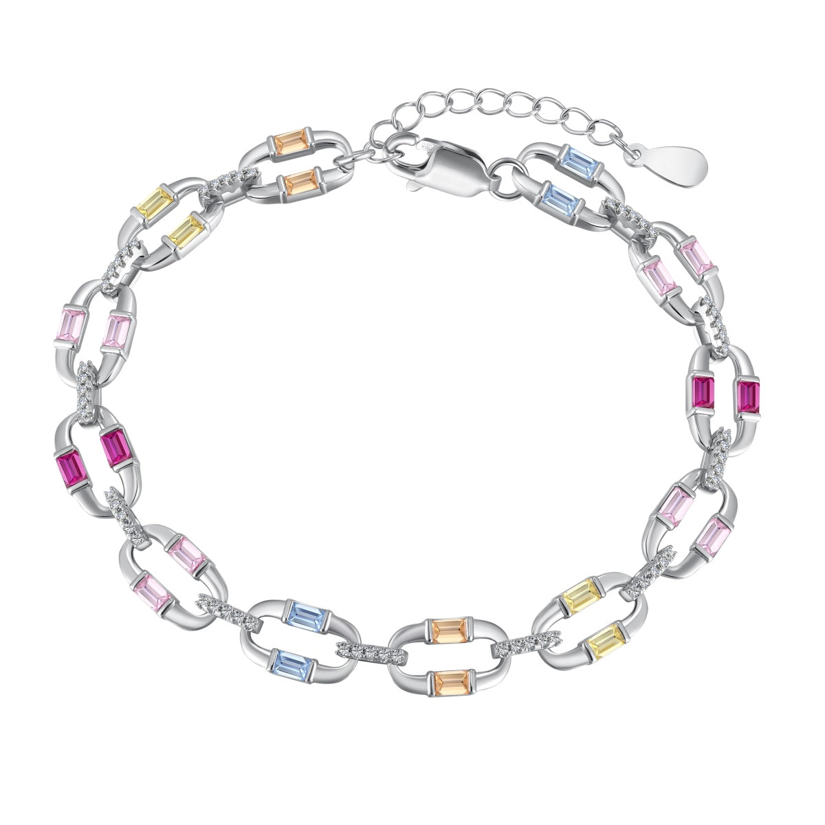 [Aura Jewelry]Dazzling Colorful Daily Bracelet