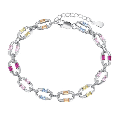 [Aura Jewelry]Dazzling Colorful Daily Bracelet