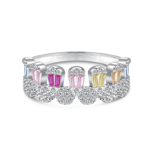 [Aura Jewelry]Gorgeous Radiant Cut Daily Ring