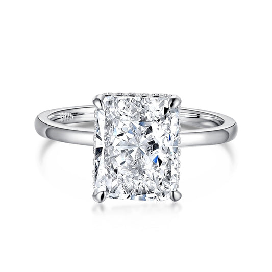 [Aura Jewelry]4.0 Carat Ornate Enchanting Radiand Cut Banquet Ring