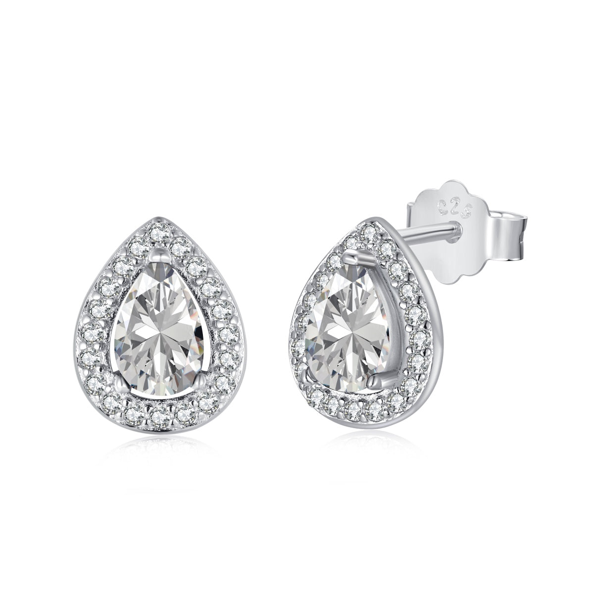 [Aura Jewelry]Luxurious Water Drop Shape Earrings