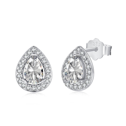 [Aura Jewelry]Luxurious Water Drop Shape Earrings