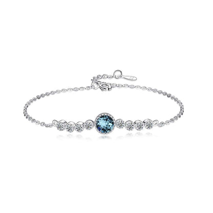 [Aura Jewelry]Luxurious Heart Of The Ocean Bracelet