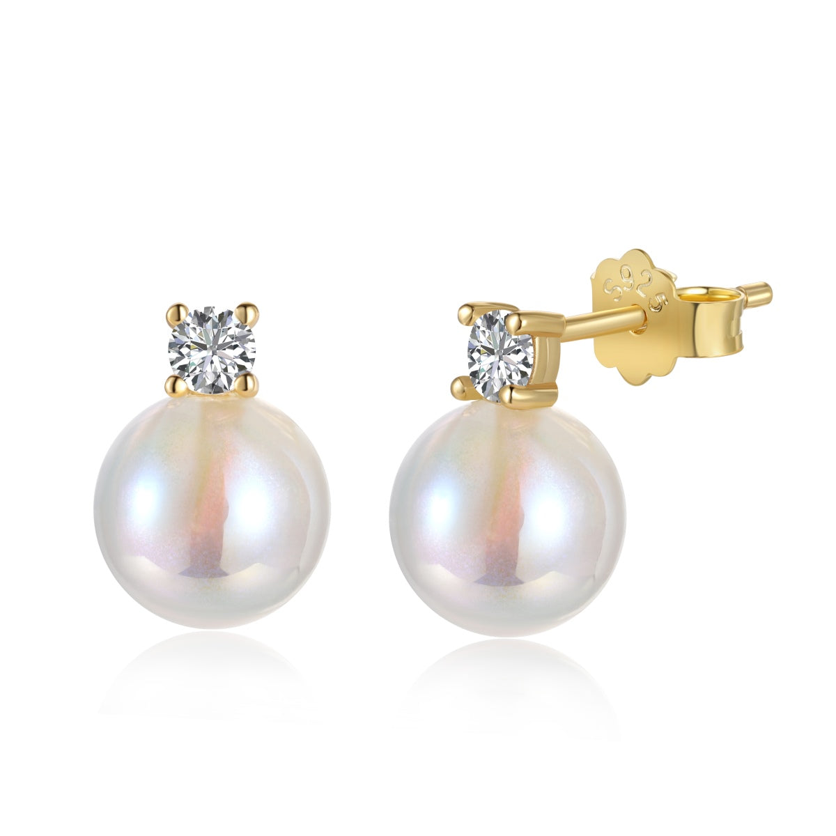 [Aura Jewelry]Symphony Mermaid Pearl Earrings