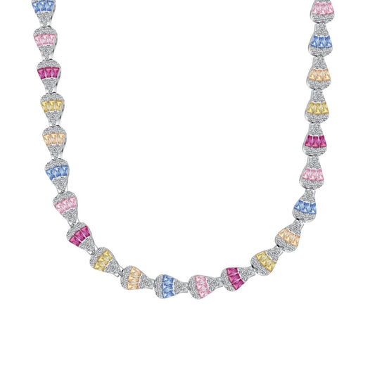 [Aura Jewelry]Radiant Colorful Rainbow Necklace