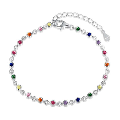 [Aura Jewelry]Colorful Bead Array Bracelet