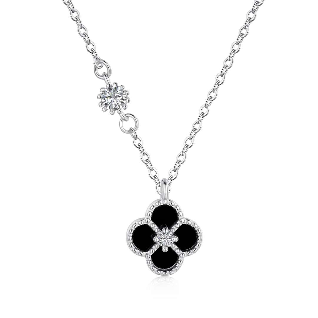 [Aura Jewelry]Delicate Flower Shape Necklace