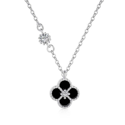 [Aura Jewelry]Delicate Flower Shape Necklace