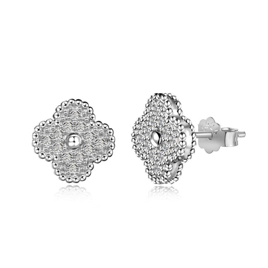 [Aura Jewelry]Four Leaf Clover Fashion Earrings