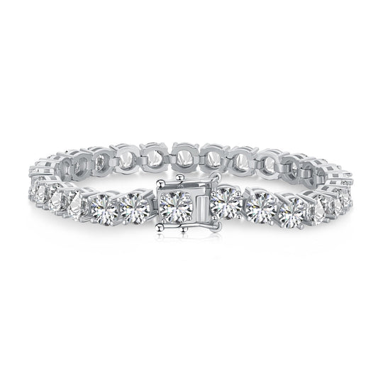 [Aura Jewelry]0.75 Carat Dazzling Round Cut Wedding Bracelet