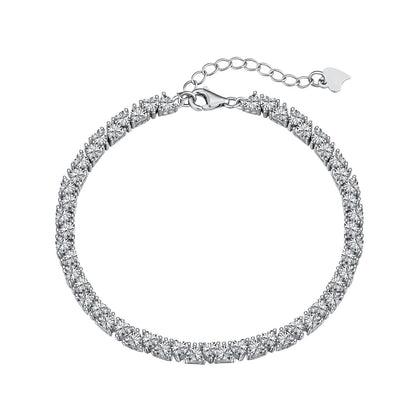[Aura Jewelry]Dazzling Romantic Heart Shape Lover Bracelet