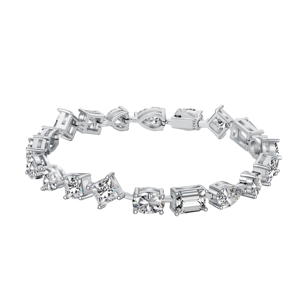 [Aura Jewelry]Unique Exquisite Multi Cut Daily Bracelet
