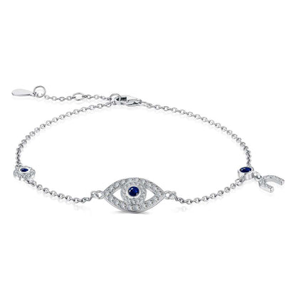 [Aura Jewelry]Dainty Eye Shape Necklace