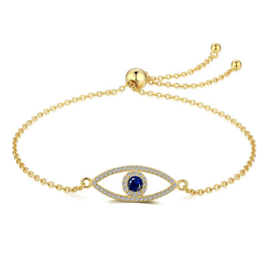 [Aura Jewelry]Devil's Eye Hollow Design Bracelet