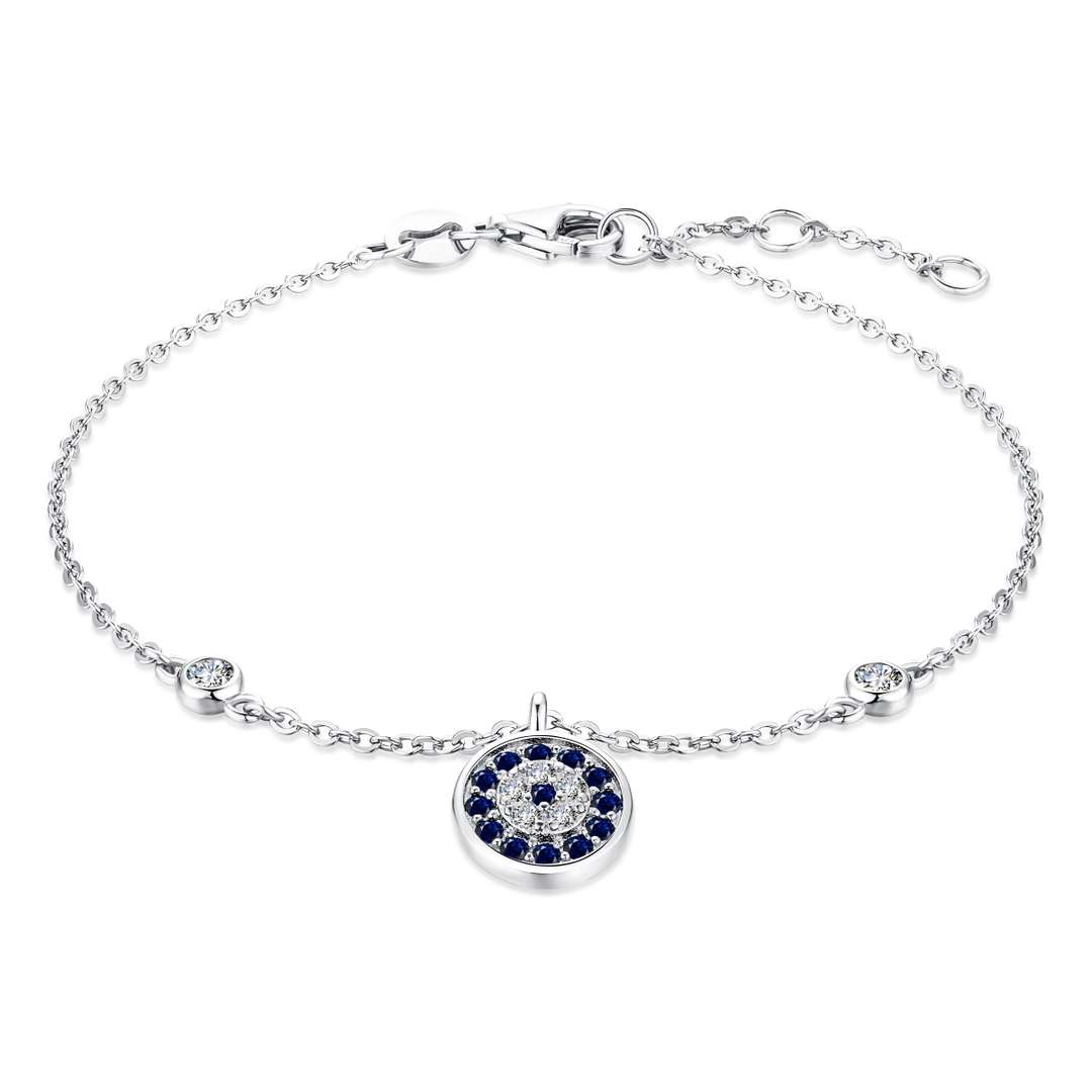 [Aura Jewelry]Devil's Eye Round Shape Bracelet