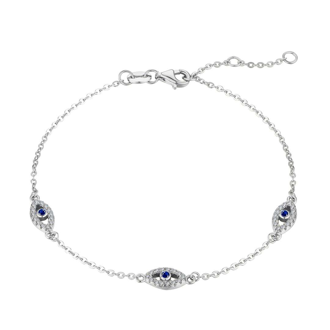 [Aura Jewelry]Evil Eye Shape Pendent Necklace
