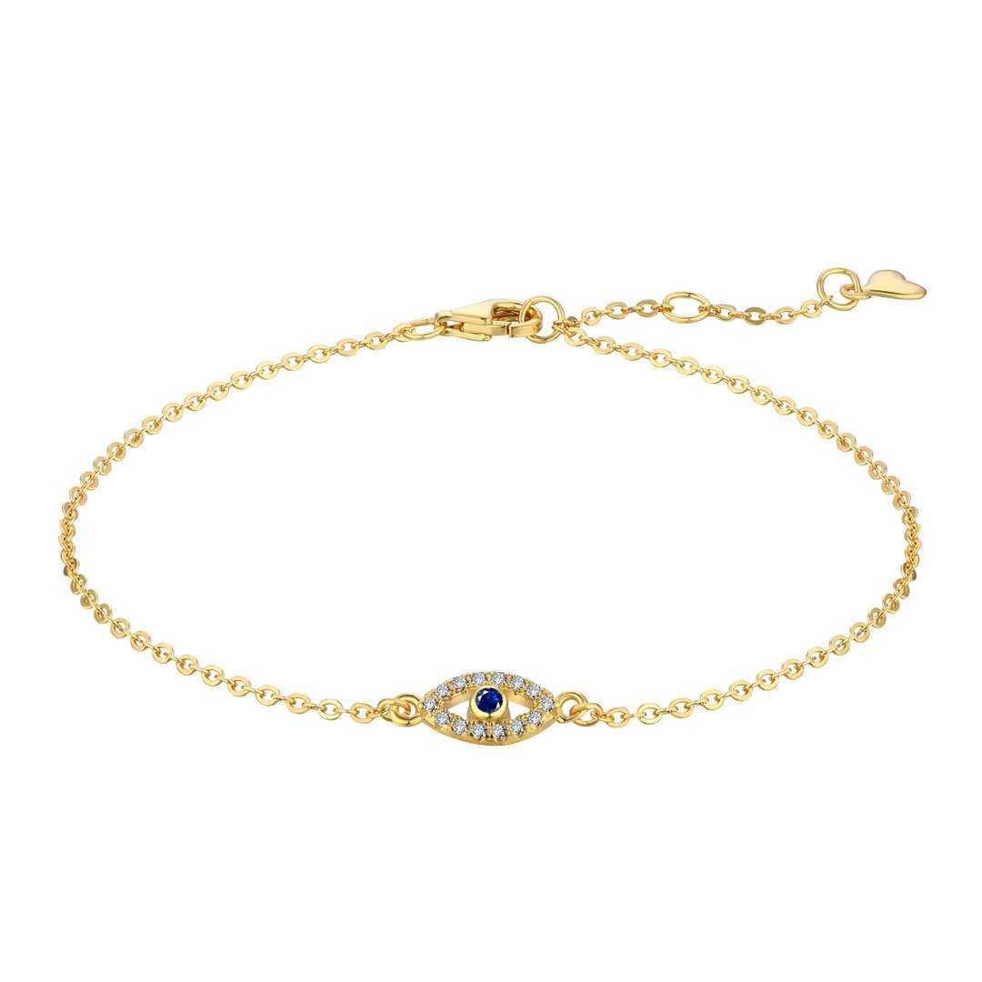 [Aura Jewelry]Evil Eye Shape Necklace