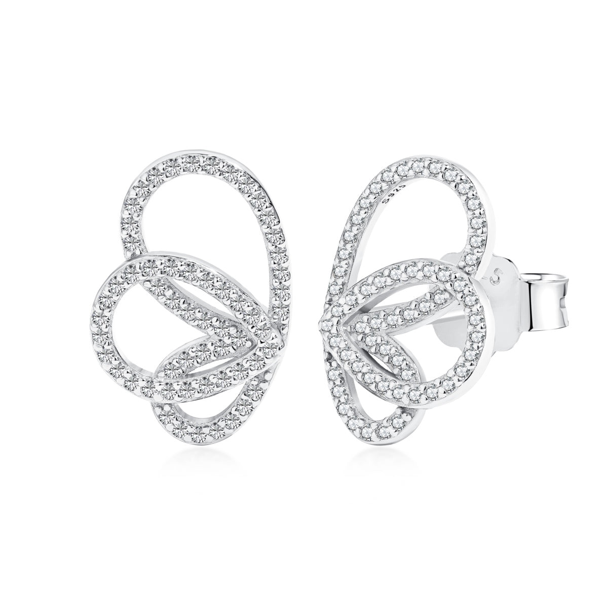[Aura Jewelry]Exquisite Butterfly Shape Earrings