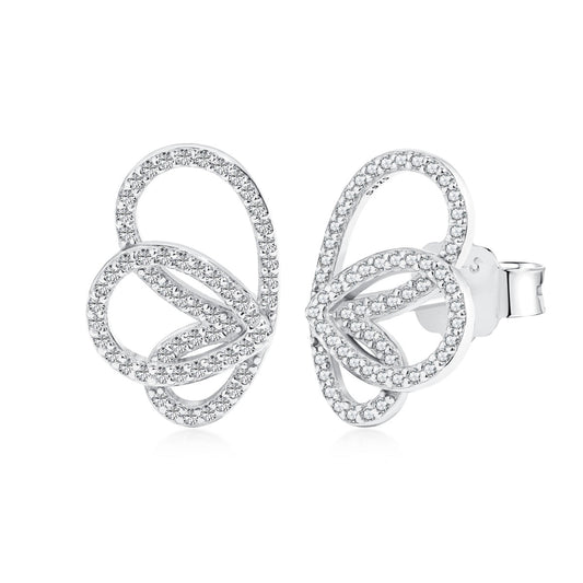 [Aura Jewelry]Exquisite Butterfly Shape Earrings