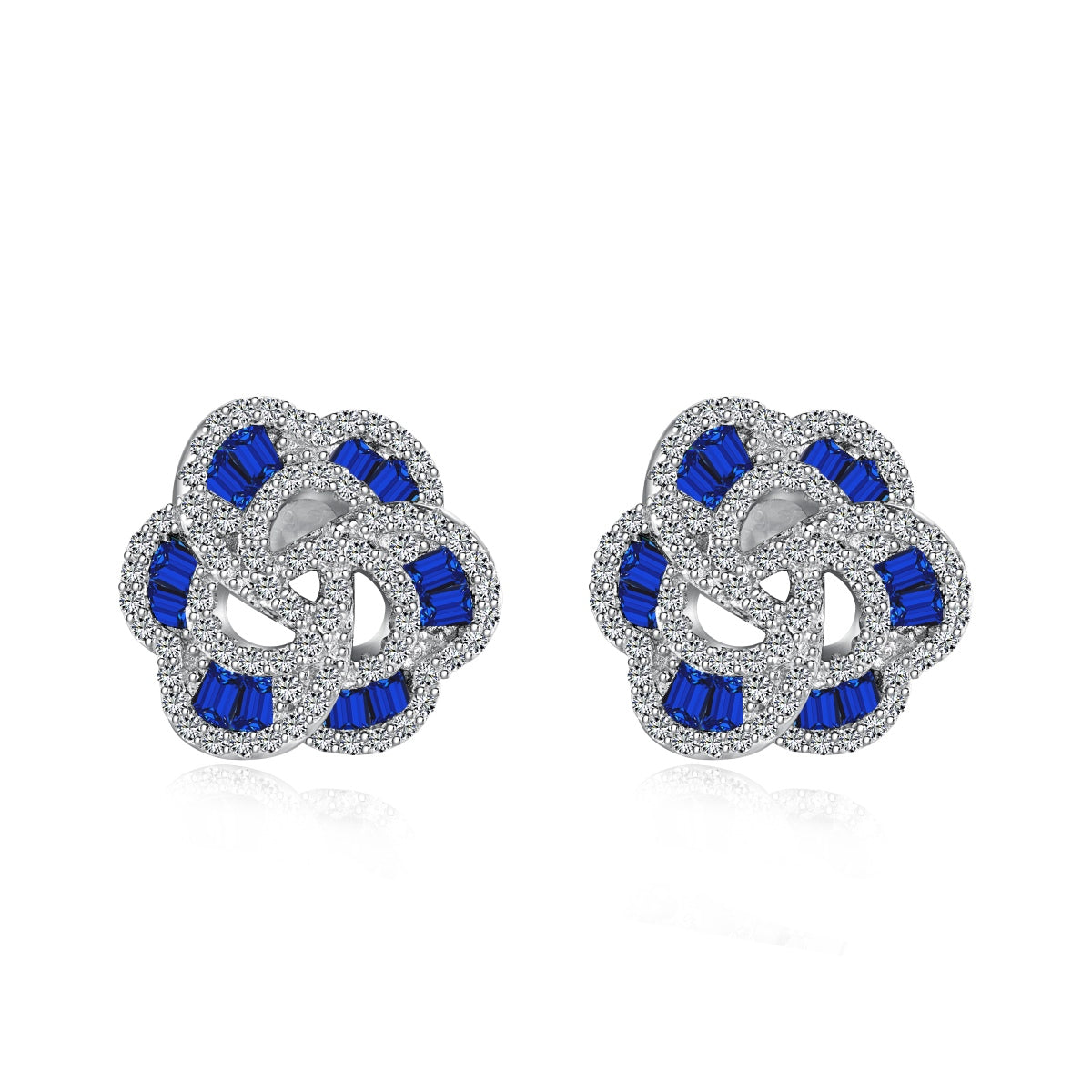 [Aura Jewelry]Exquisite Flower Shape Daily Earrings