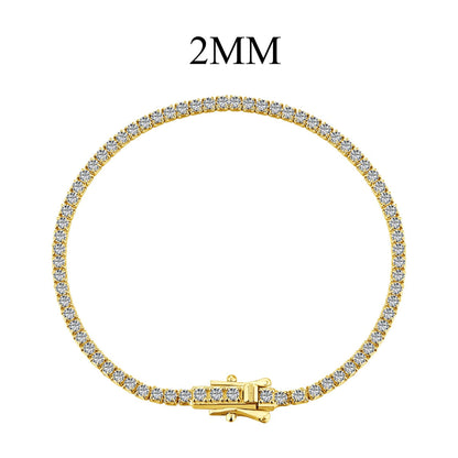 [Aura Jewelry]Radiant Colorful Round Cut Party Bracelet