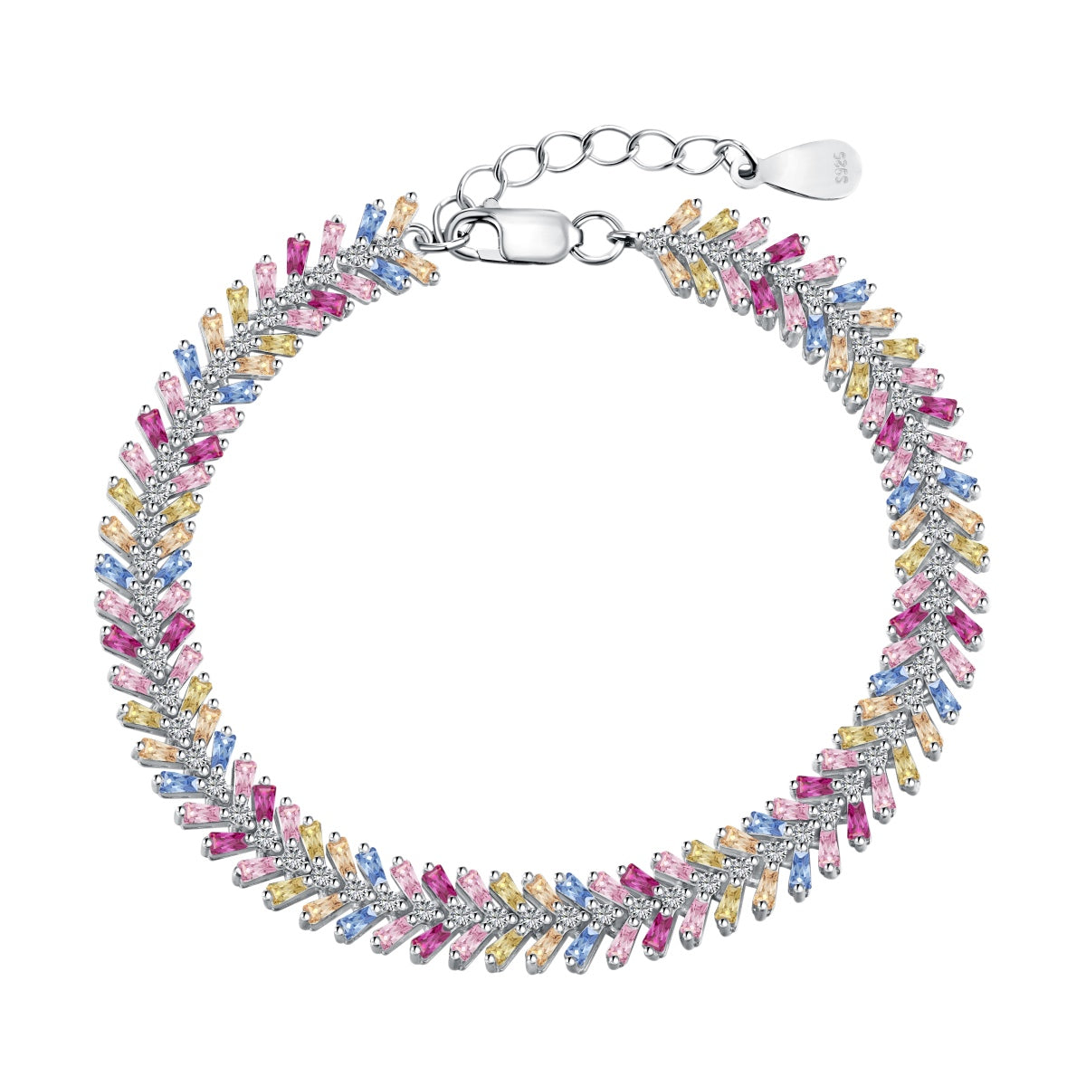 [Aura Jewelry]Dainty Radiant Emerald Cut Daily Bracelet