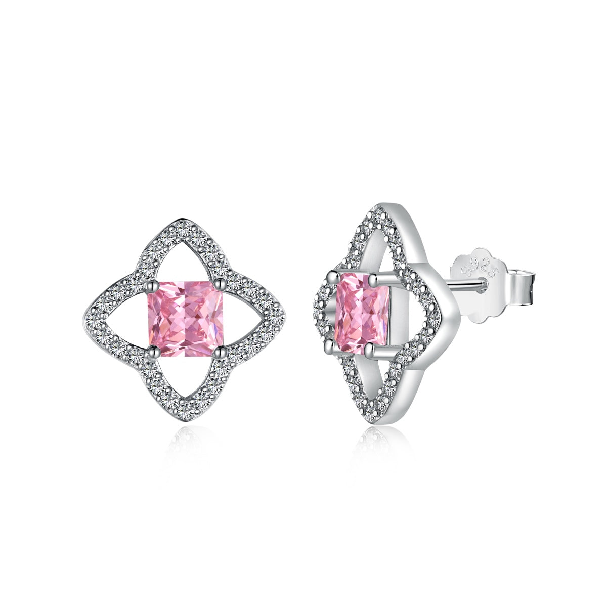 [Aura Jewelry]Elegant Star Shape Princess Cut Daily Earrings
