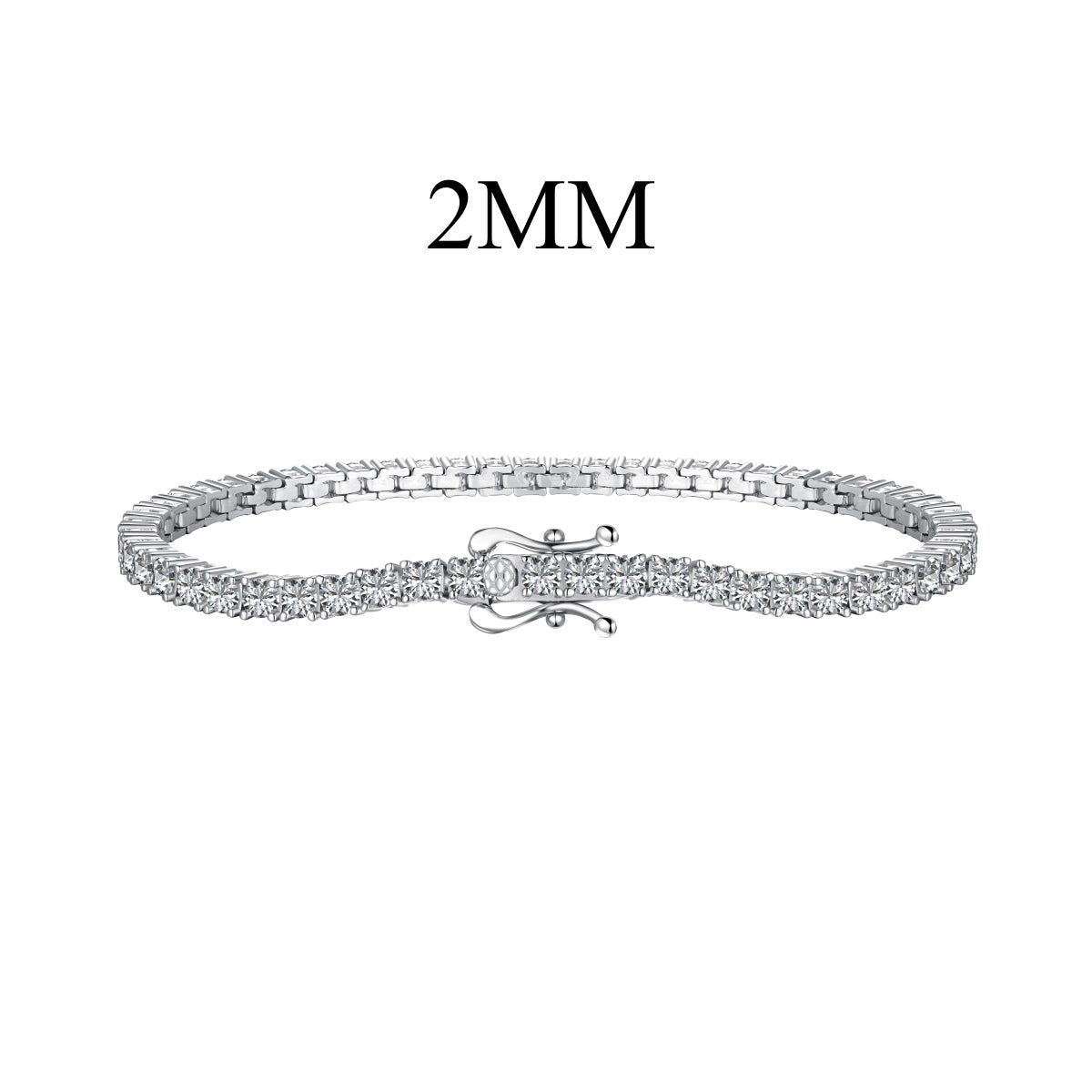 [Aura Jewelry]Dazzling Exquisite Round Cut Daily Bracelet
