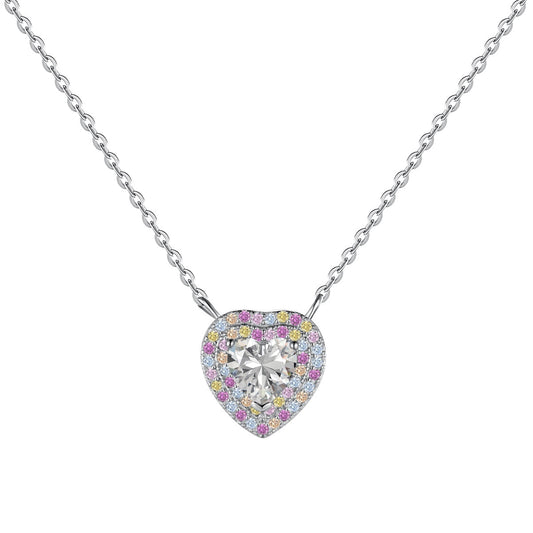 [Aura Jewelry]Exquisite Heart Shape Necklace