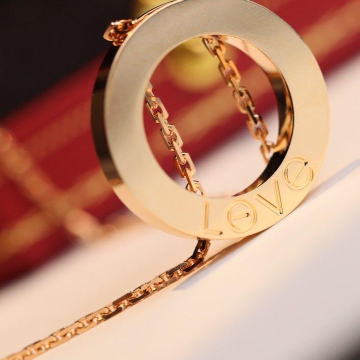 [⭐Aura]LOVE NECKLACE ADJUSTABLE ROSE GOLD
