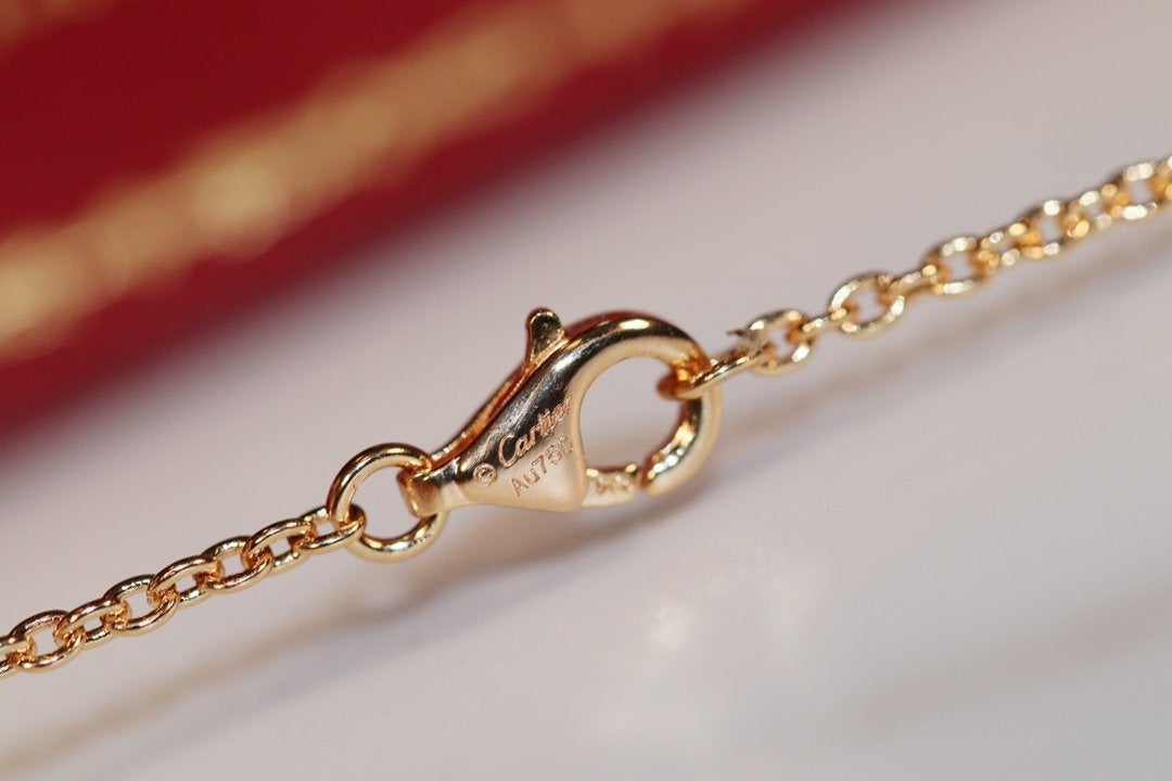 [⭐Aura]LOVE NECKLACE PINK GOLD AND SILVER