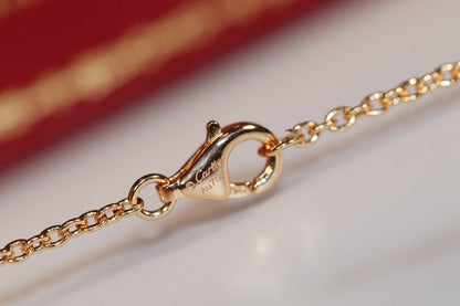 [⭐Aura]LOVE NECKLACE PINK GOLD AND SILVER