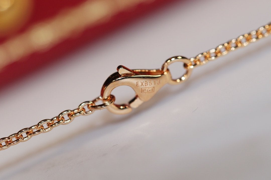 [⭐Aura]LOVE NECKLACE PINK GOLD AND SILVER