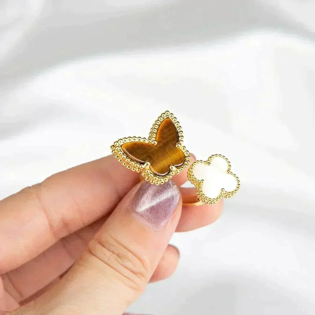 [⭐Aura]LUCKY BETWEEN THE FINGER RING