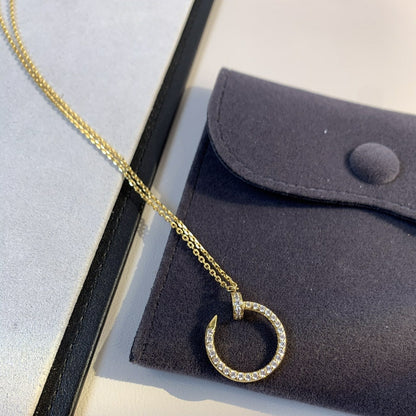 [⭐Aura]JUSTE NECKLACE GOLD DIAMONDS