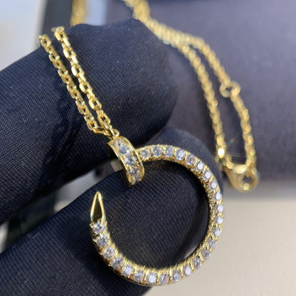 [⭐Aura]JUSTE NECKLACE GOLD DIAMONDS
