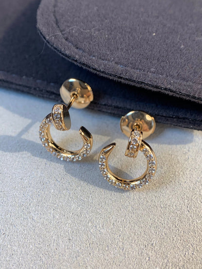 [⭐Aura]JUSTE EARRINGS GOLD DIAMONDS