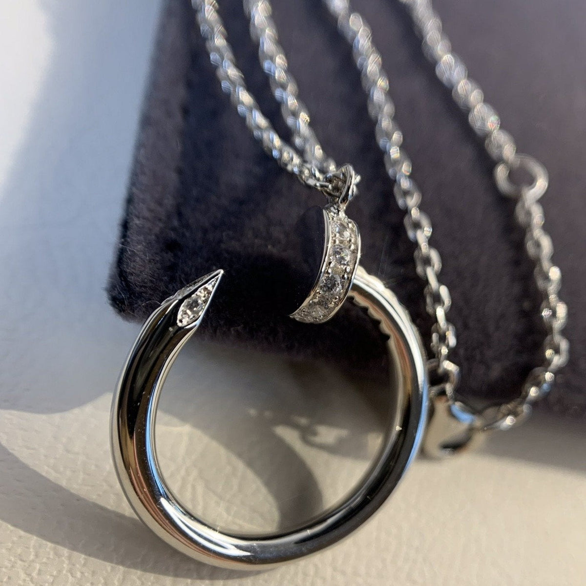 [⭐Aura]JUSTE NECKLACE SILVER