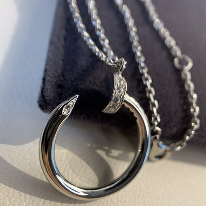 [⭐Aura]JUSTE NECKLACE SILVER